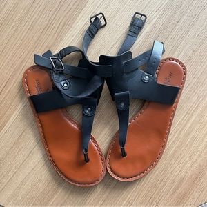 AE Black Sandals